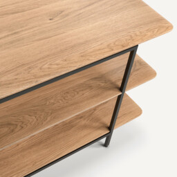 Jacobson Oak Multi-Shelf TV Unit - thumbnail 4