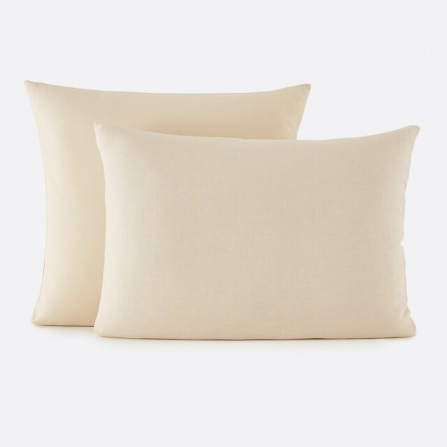 Annaba Two-Sided Washed Linen & Cotton Pillowcase - image 1