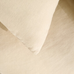Annaba Two-Sided Washed Linen & Cotton Pillowcase - thumbnail 4