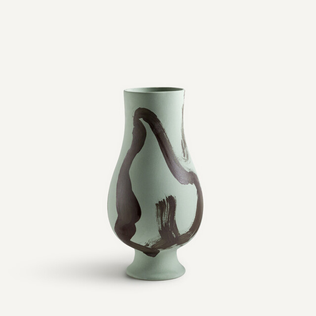 Skall Matt Ceramic Vase H33cm - image 1
