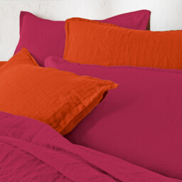 Linot 100% Washed Linen Fitted Sheet For Deep Mattresses (30cm) - thumbnail 4