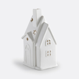 Caspar Ceramic House-Shaped Candle Holder - thumbnail 1