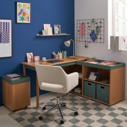 Lina Office Desk 1-Door Cupboard Unit - thumbnail 2