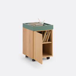 Lina Office Desk 1-Door Cupboard Unit - thumbnail 4