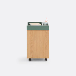 Lina Office Desk 1-Door Cupboard Unit - thumbnail 3