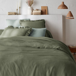 Kumla Plain Cotton Muslin Duvet Cover