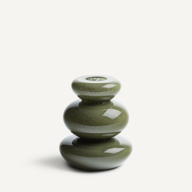 Fysa Hand-Blown Glass Vase, H20cm - image 1
