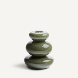 Fysa Hand-Blown Glass Vase, H20cm - thumbnail 1
