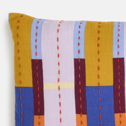 Blikka Cotton Muslin Rectangular 50 X 30cm Cushion Cover - thumbnail 3