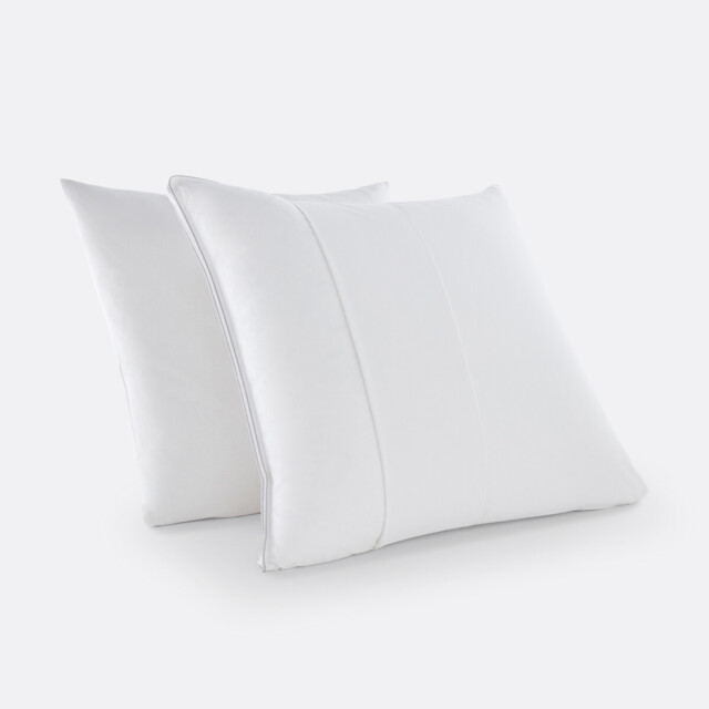 Set of 2 Pillow Protectors in Pure Cotton Cretonne - image 1