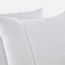 Set of 2 Pillow Protectors in Pure Cotton Cretonne - thumbnail 2