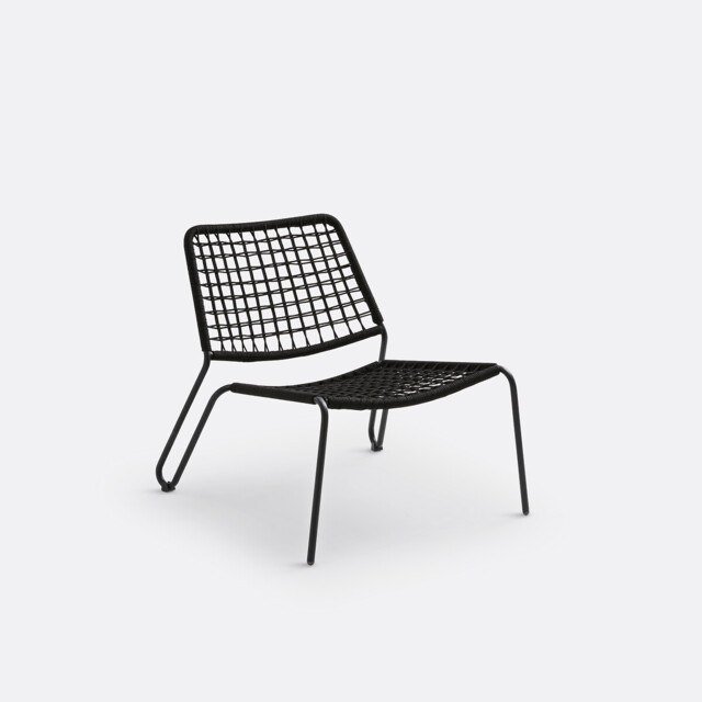 Masix Woven Cord Low Garden Chair - image 1