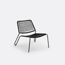 Masix Woven Cord Low Garden Chair - thumbnail 1