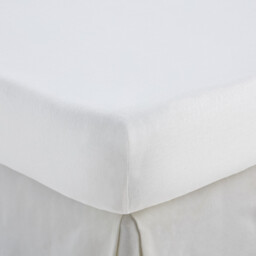 Marnie Fitted Sheet in Washed Cotton/Linen, 30cm Flap - thumbnail 3