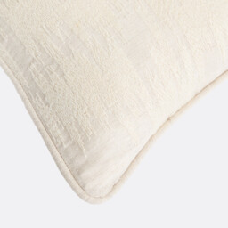 Enyo Embroidered Cotton/Linen Cushion Cover - thumbnail 3