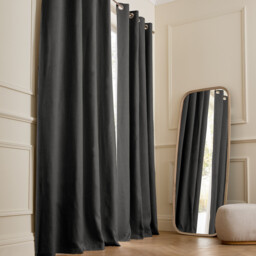 Private Washed Linen Curtain with Eyelet Header