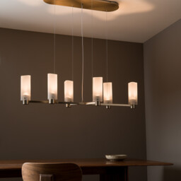 Strozzi Glass and Steel Pendant Lamp, Designed By Emmanuel Gallina