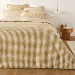 Cottage Absinthe Cotton Seersucker Duvet Cover - thumbnail 2