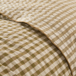 Cottage Absinthe Cotton Seersucker Duvet Cover - thumbnail 3