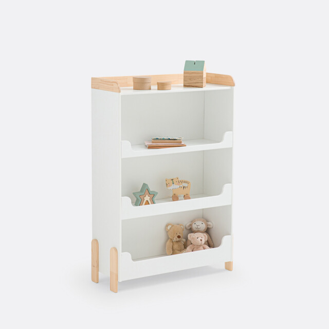 Arturo Children's Bookcase in Pine and MDF - image 1