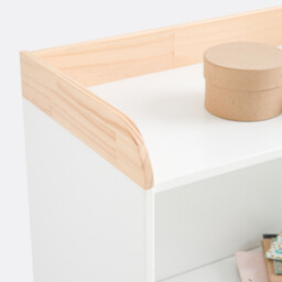 Arturo Children's Bookcase in Pine and MDF - thumbnail 3
