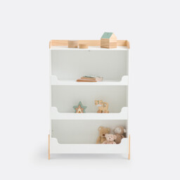 Arturo Children's Bookcase in Pine and MDF - thumbnail 2