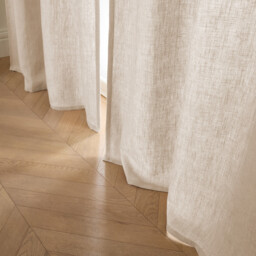 Cedal Heavyweight Linen Curtain with Concealed Tab Top Header - thumbnail 3