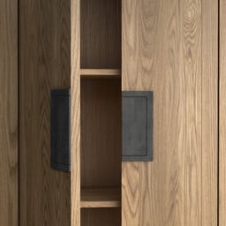 Ling Chinese Solid Oak and Veneered Wardrobe - thumbnail 4
