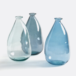 Izolia 36cm Recycled Glass Demi-John Vase - thumbnail 2