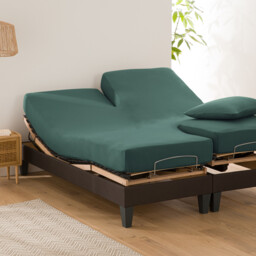 Scenario Plain Cotton Fitted Sheet For Articulated Bed