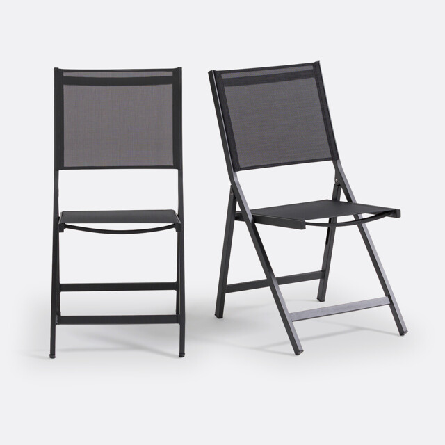 Set of 2 Zory Aluminium Folding Chairs - image 1