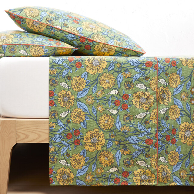 Johanna Cotton Satin Flat Sheet - image 1