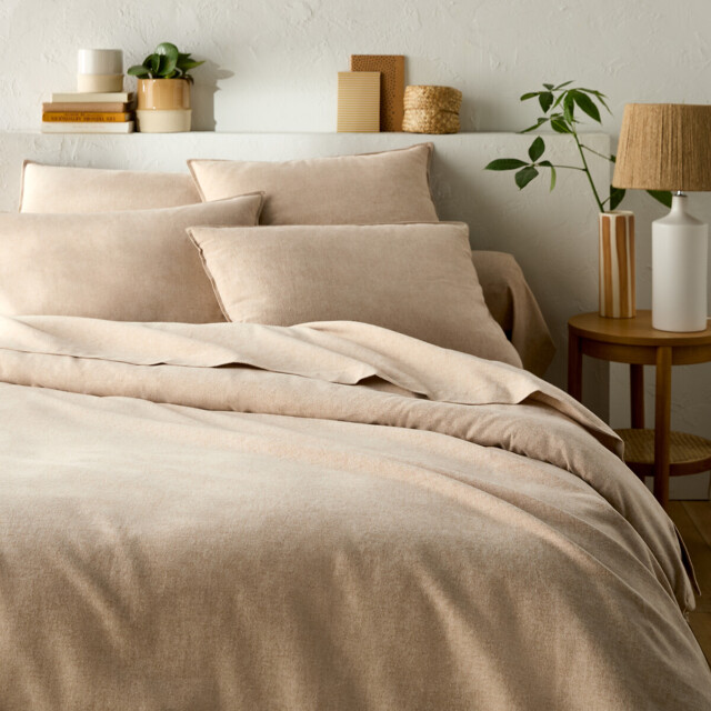 Clara Chambray Cotton Flannel Duvet Cover - image 1