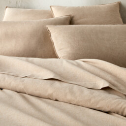 Clara Chambray Cotton Flannel Duvet Cover - thumbnail 2