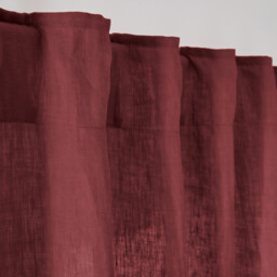 Onega Washed Linen Radiator Curtain with Hidden Fixings - thumbnail 3