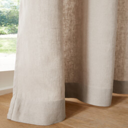 Elba Hidden Tab Linen Curtain - thumbnail 3