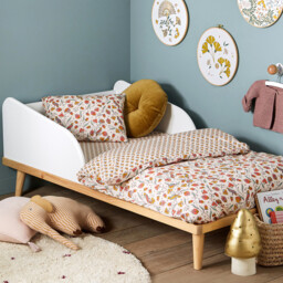 Bertille Floral Cotton Cot Fitted Sheet - thumbnail 2