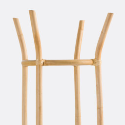 Aya Rattan Basket Coat Rack - thumbnail 4