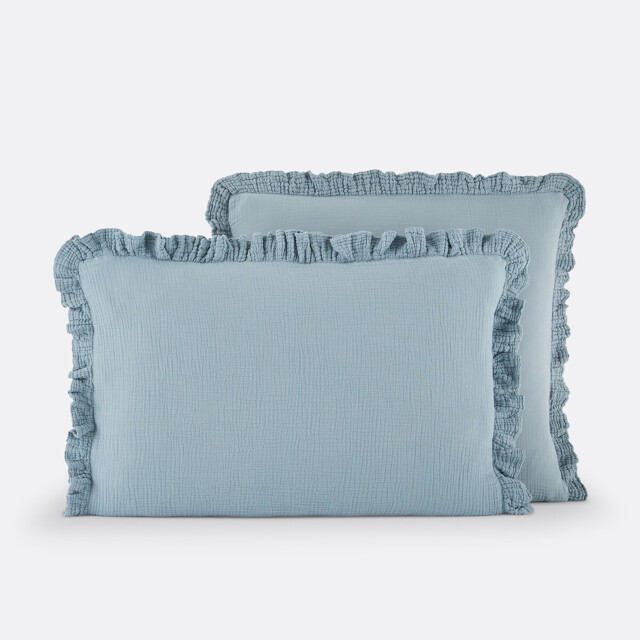 Kumla Plain Cotton Muslin Pillowcase - image 1