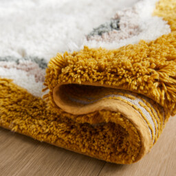 Spili Tufted Organic Cotton Child's Bedside Rug - thumbnail 4