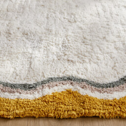 Spili Tufted Organic Cotton Child's Bedside Rug - thumbnail 2