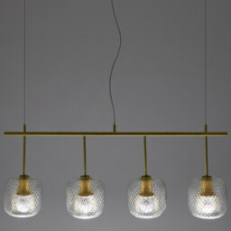 Mistinguett 4-Globe Line Ceiling Light - thumbnail 3