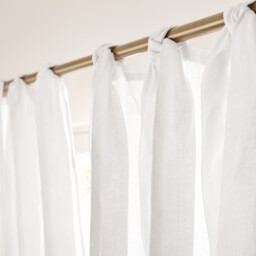 Colin Linen Curtain with Tie Top - thumbnail 4