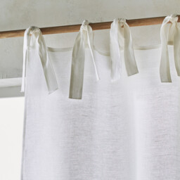 Colin Linen Curtain with Tie Top - thumbnail 2