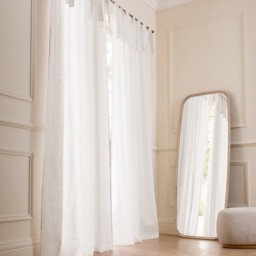 Colin Linen Curtain with Tie Top - thumbnail 1