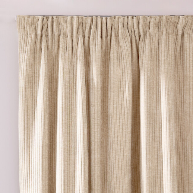 Carly Corduroy Pencil Pleat/Wave Header Curtain - image 1