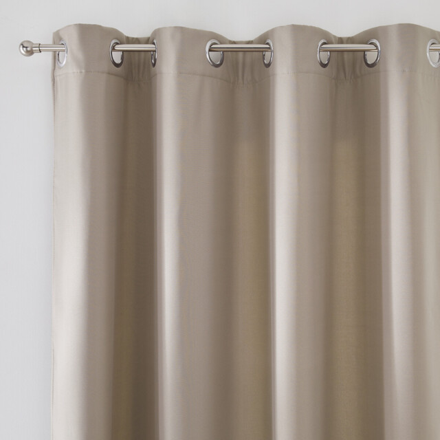 Thermal Fleece Curtain with Eyelets, Tobison - image 1