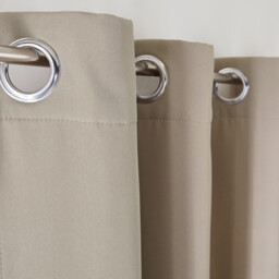 Thermal Fleece Curtain with Eyelets, Tobison - thumbnail 3