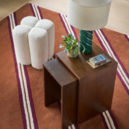 Dehen Ceramic and Linen Table Lamp - thumbnail 3