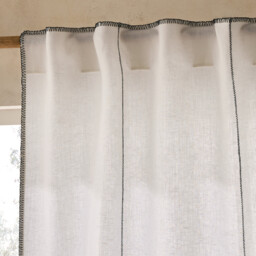 Tojos 100% Washed Linen Hidden Tab Curtain - thumbnail 2